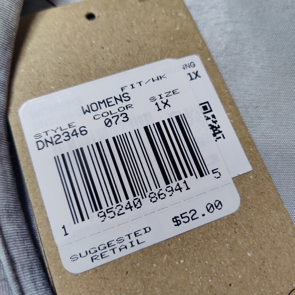 NIKE ONE Women Plus 1X Particle Gray DRI-FIT Luxe Tank Top NEW DN2346 - Picture 6 of 13
